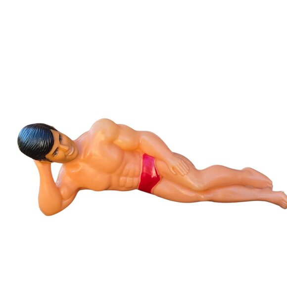 Vintage Hunky Macho Man Cake Topper Birthday Bachelorette Party Bakery Crafts - Picture 14 of 16